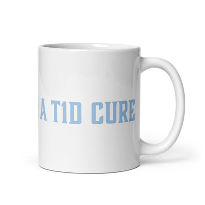 White T1D Fight Mug